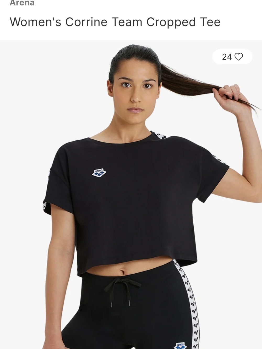 Arena Women's Corrine Team Cropped Tee